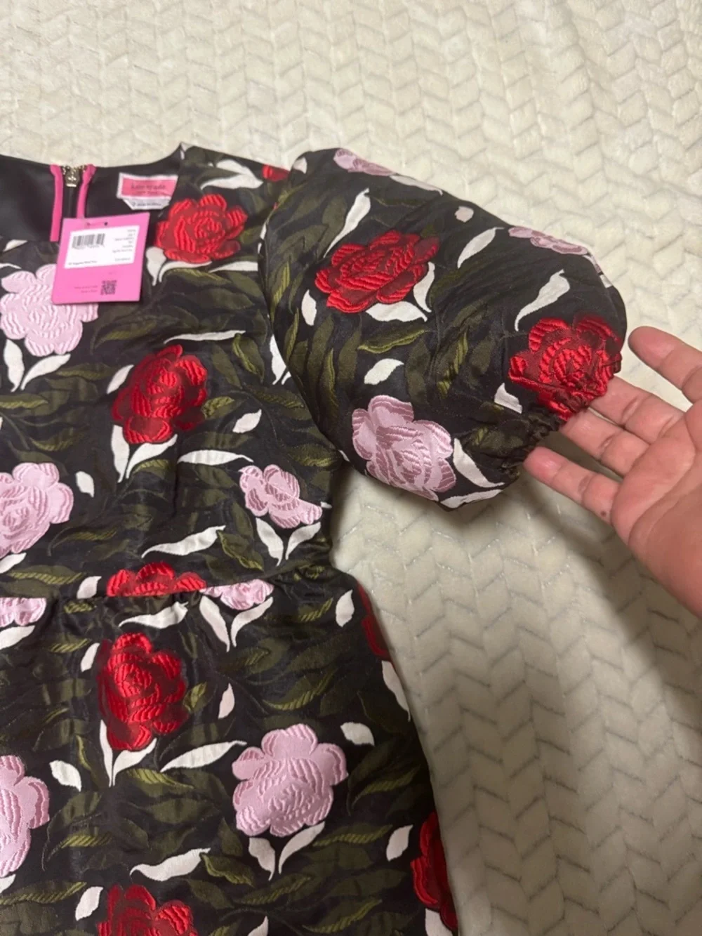 KATE SPADE Rose Garden Brocade Top WOMENS SIZE 2